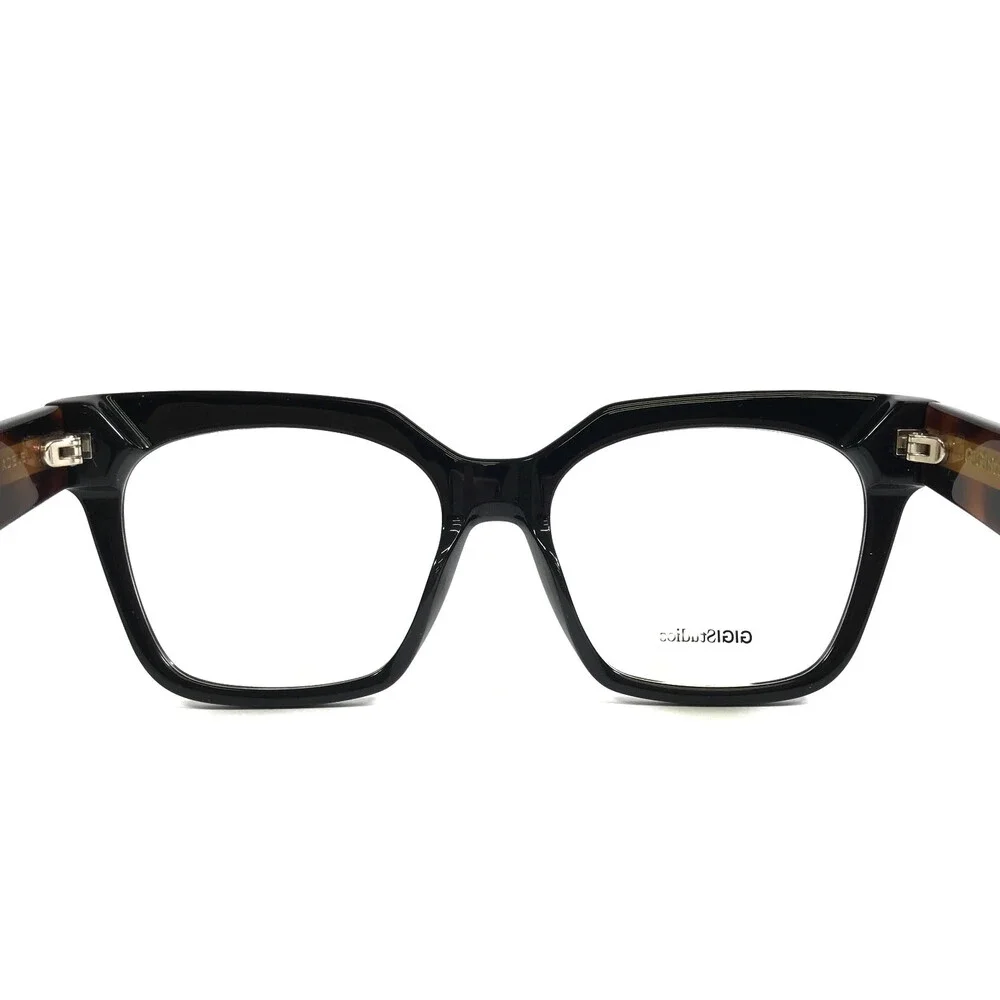 Gigi Studios Eyeglasses Frames ADELE 6747/1 Black Tortoise Havana 52-16-140